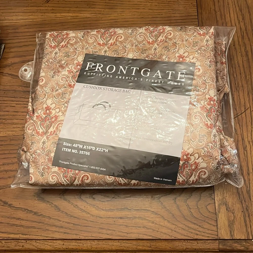 Frontgate Cushion‎ Storage Bag, NWOT